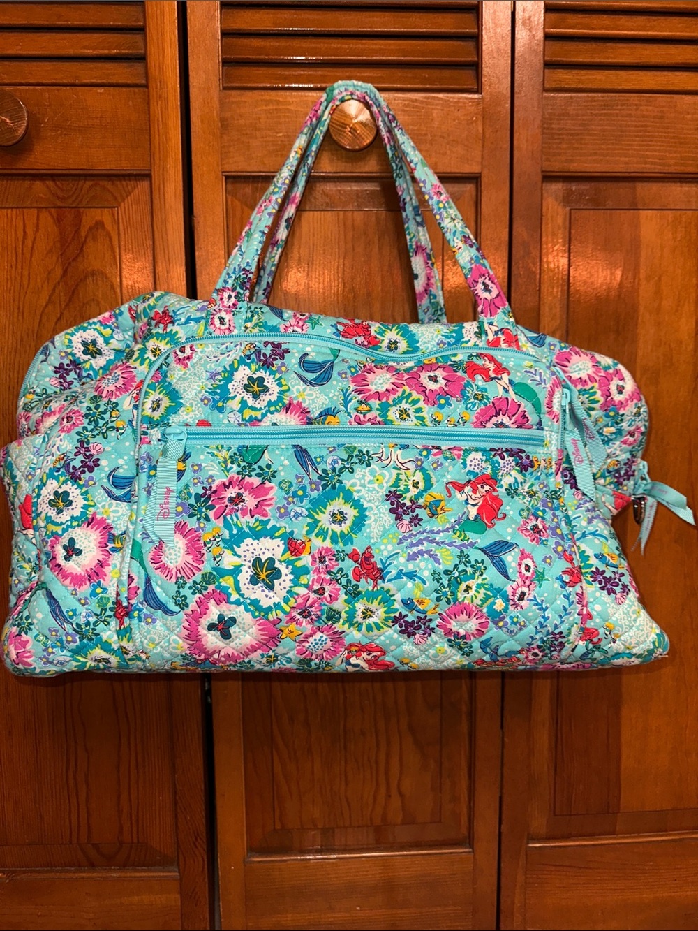 Vera Bradley x Disney Ariel Floral weekender